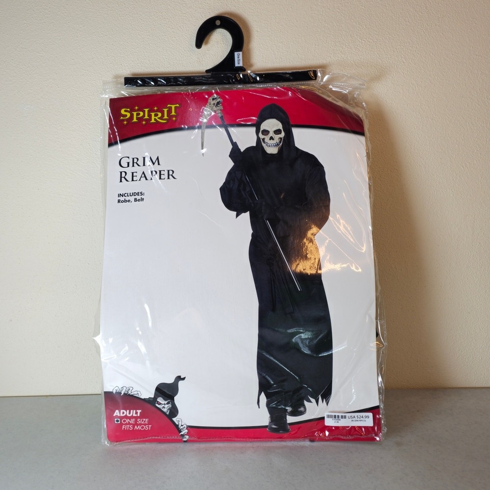 Spirit Grim Reaper adult one size fits most robe and belt